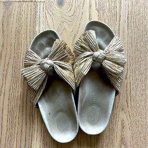 Loeffler Randall Sandals with Bow Detail - Size 8